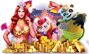 Slot game interface with spinning reels and win display