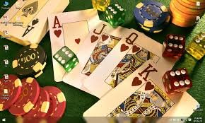 Live-dealer blackjack table with dealer and player cards